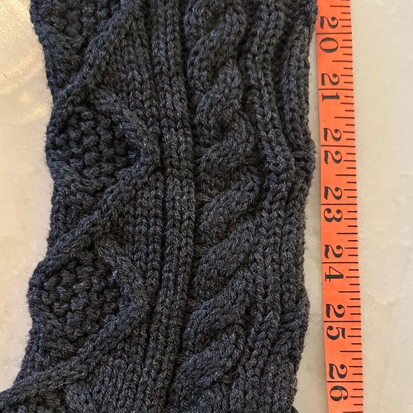 Free People Black Knit Thigh High Socks - Picture 2 of 4